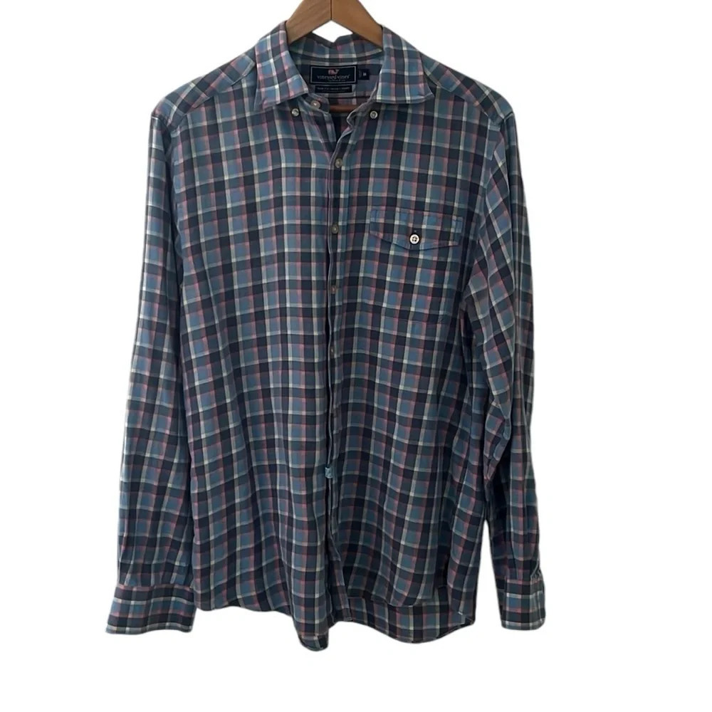 Vineyard Vines men’s slim fit Crosby button down Shirt Size Medium - Picture 1 of 9